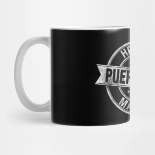 Mede in Puerto Rico - Hecho en Puerto Rico - Grunge Style Mug